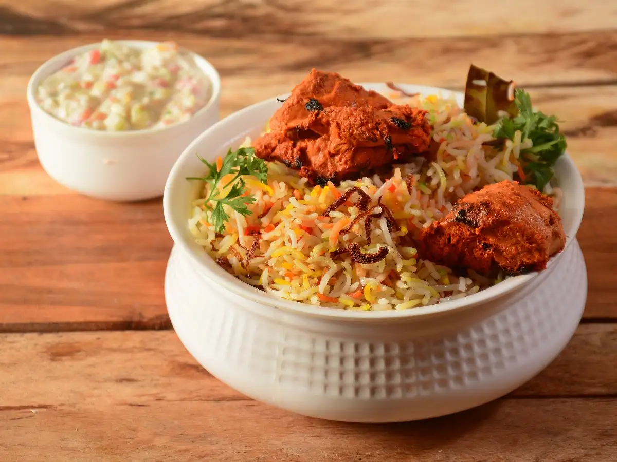 Poulet biryani