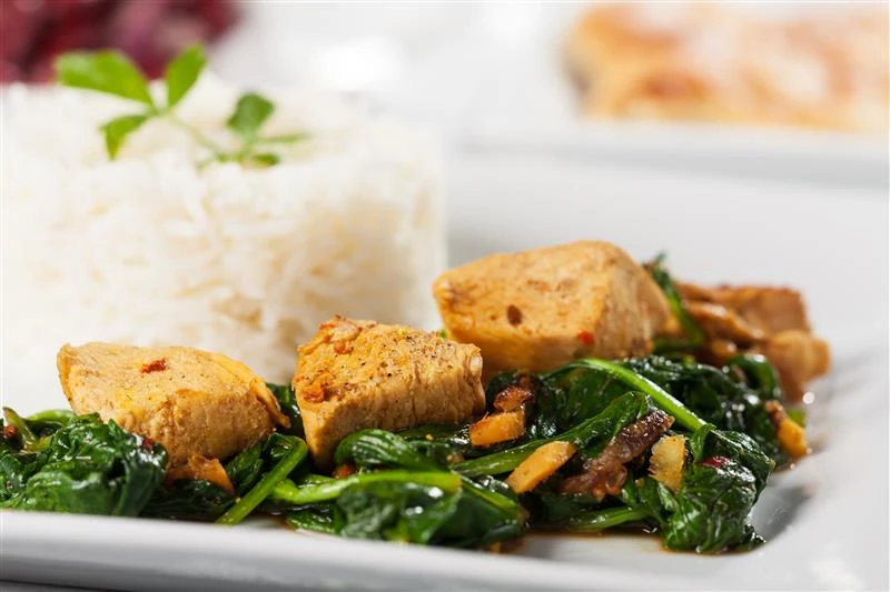 Poulet Palak