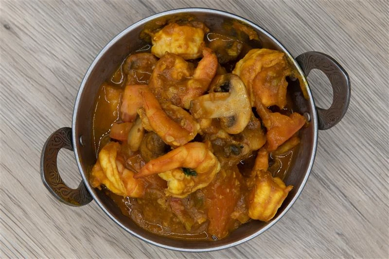 Crevettes aux champignons