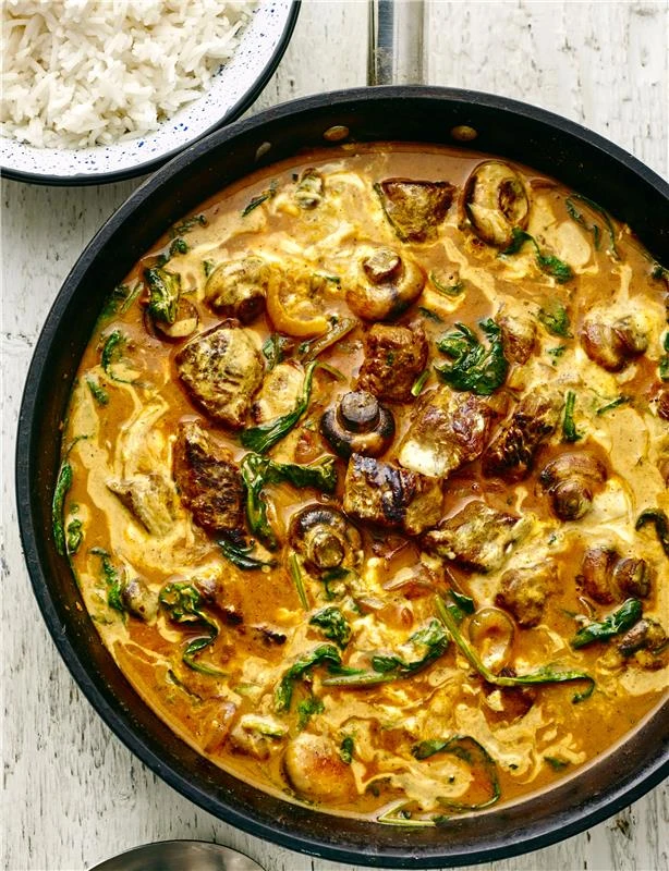 Agneau aux champignons