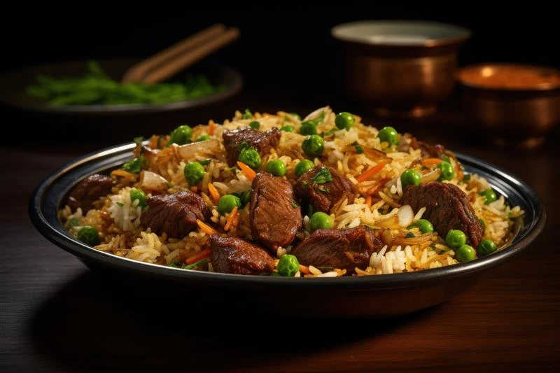 Boeuf biryani