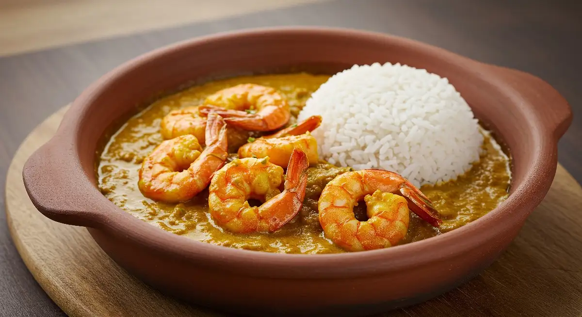 Crevettes Curry